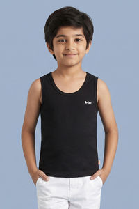Lee Cooper Boys Solid Vest (Pack of 2) - Multicolor — thumbnail 7